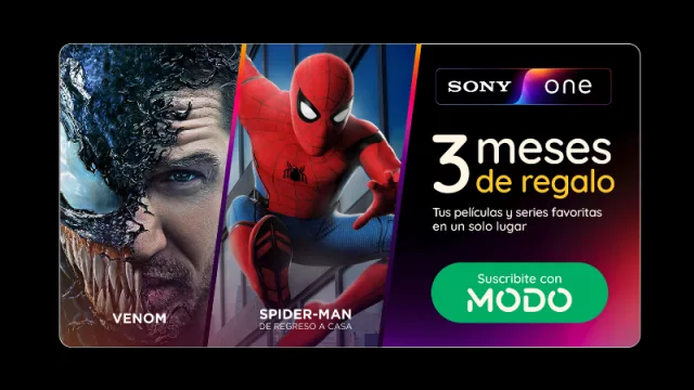 Tenés Modo, tenés Sony One: cómo funciona la alianza con Sony Pictures (Spider-Man, Hotel Transylvania, Men in Black™ y más)