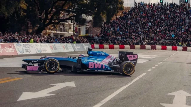 Franco Colapinto hizo rugir Buenos Aires