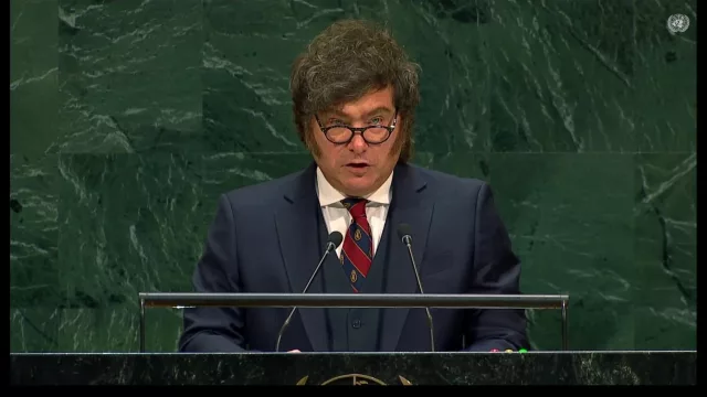 Milei presentó a Vaca Muerta ante la ONU y convocó a inversores: "Vengan, inviertan y desarróllenla"